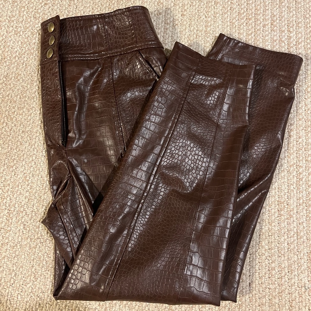Veronica Beard leather pants